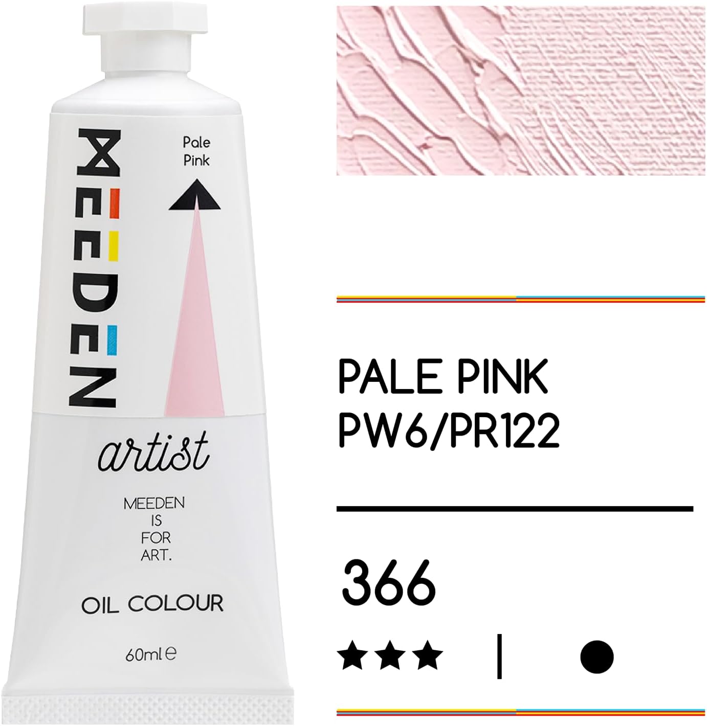 MEEDEN Art pale pink olieverf 60 ml 2