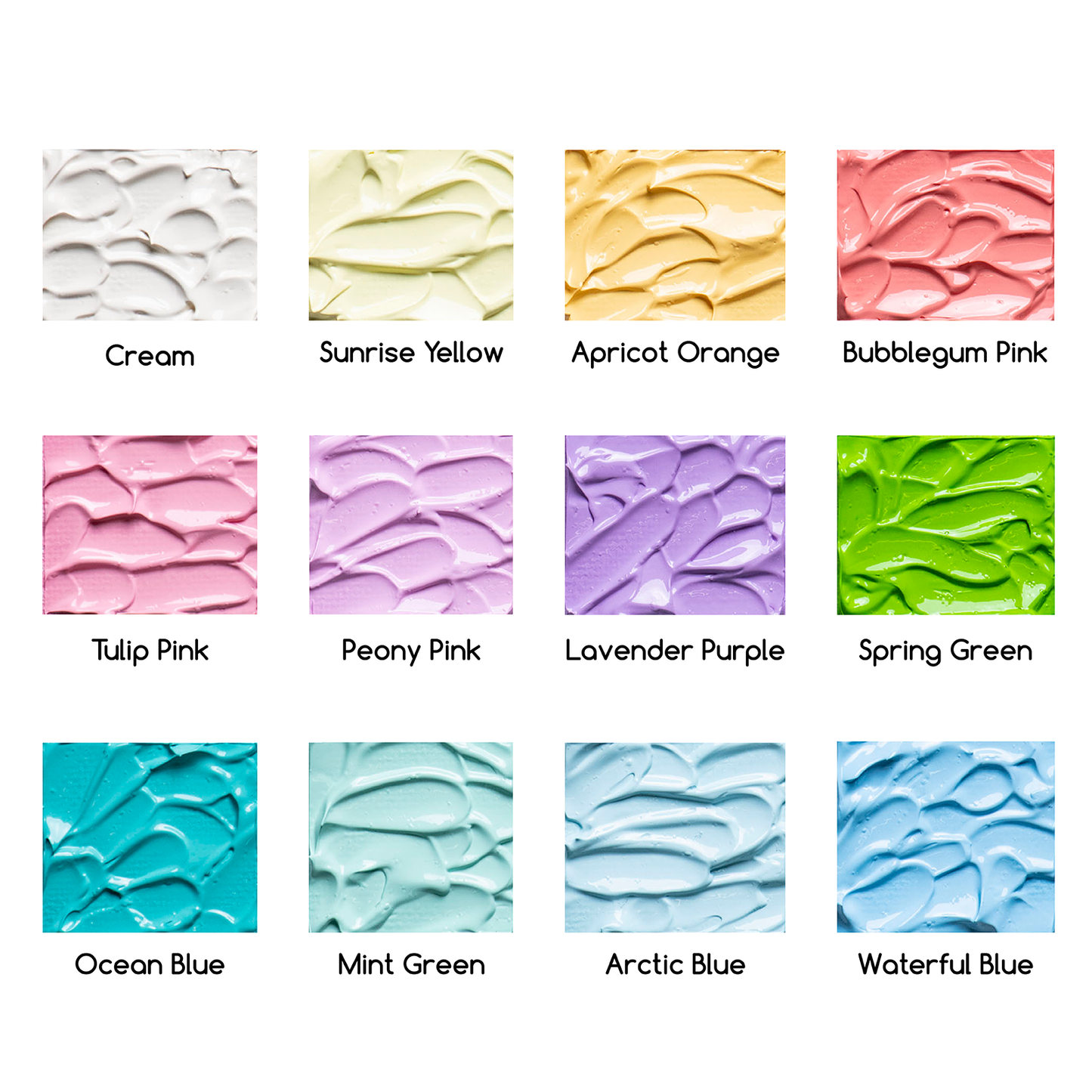 MEEDEN Art pastel acrylverf set 12 kleuren - 2