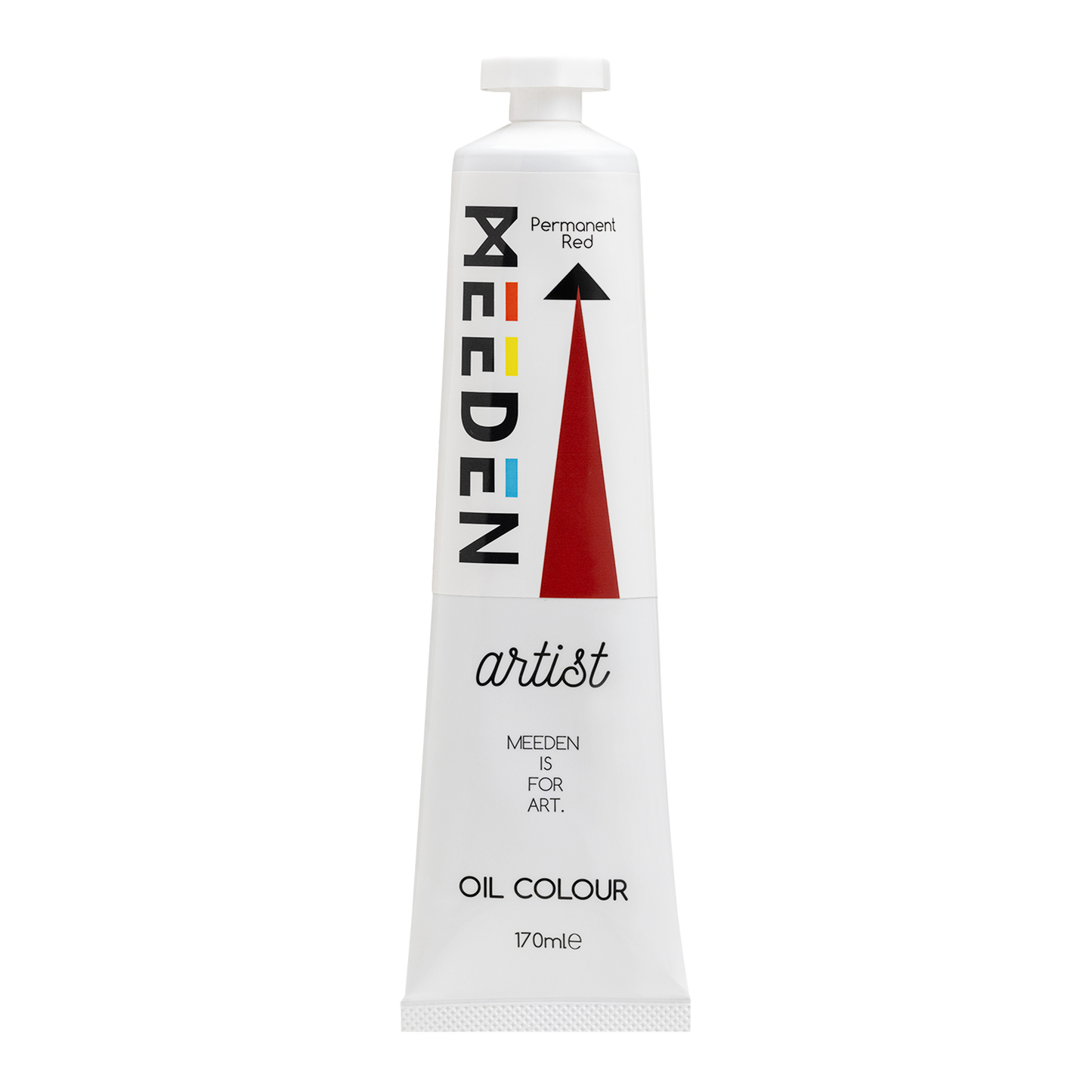 MEEDEN Art permanent red olieverf 170 ml | Schilderverf Club