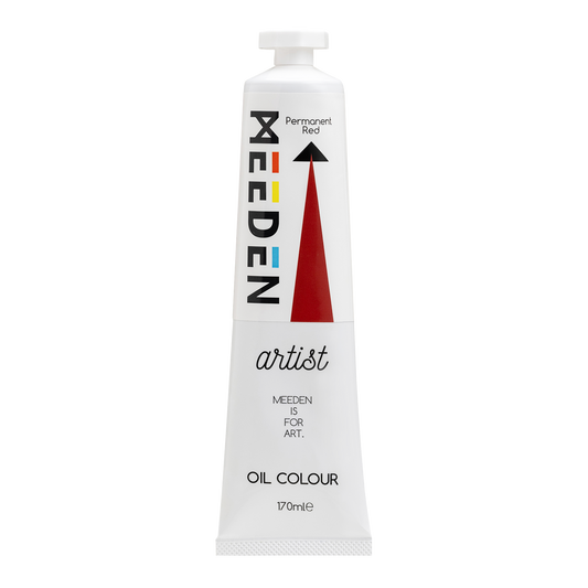 MEEDEN Art permanent red olieverf 170 ml | Schilderverf Club