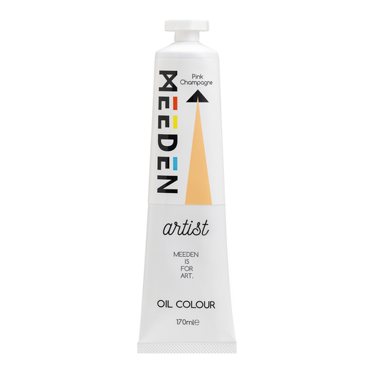 MEEDEN Art pink champagne olieverf 170 ml | Schilderverf Club