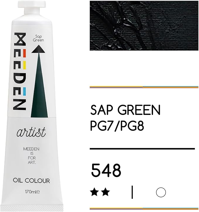 MEEDEN Art sap green olieverf 170 ml 2 | Schilderverf Club