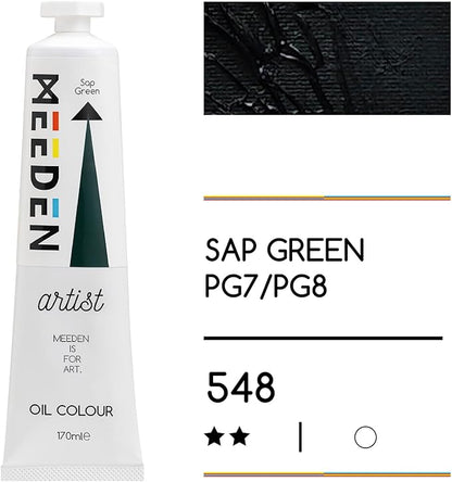 MEEDEN Art sap green olieverf 170 ml 2 | Schilderverf Club
