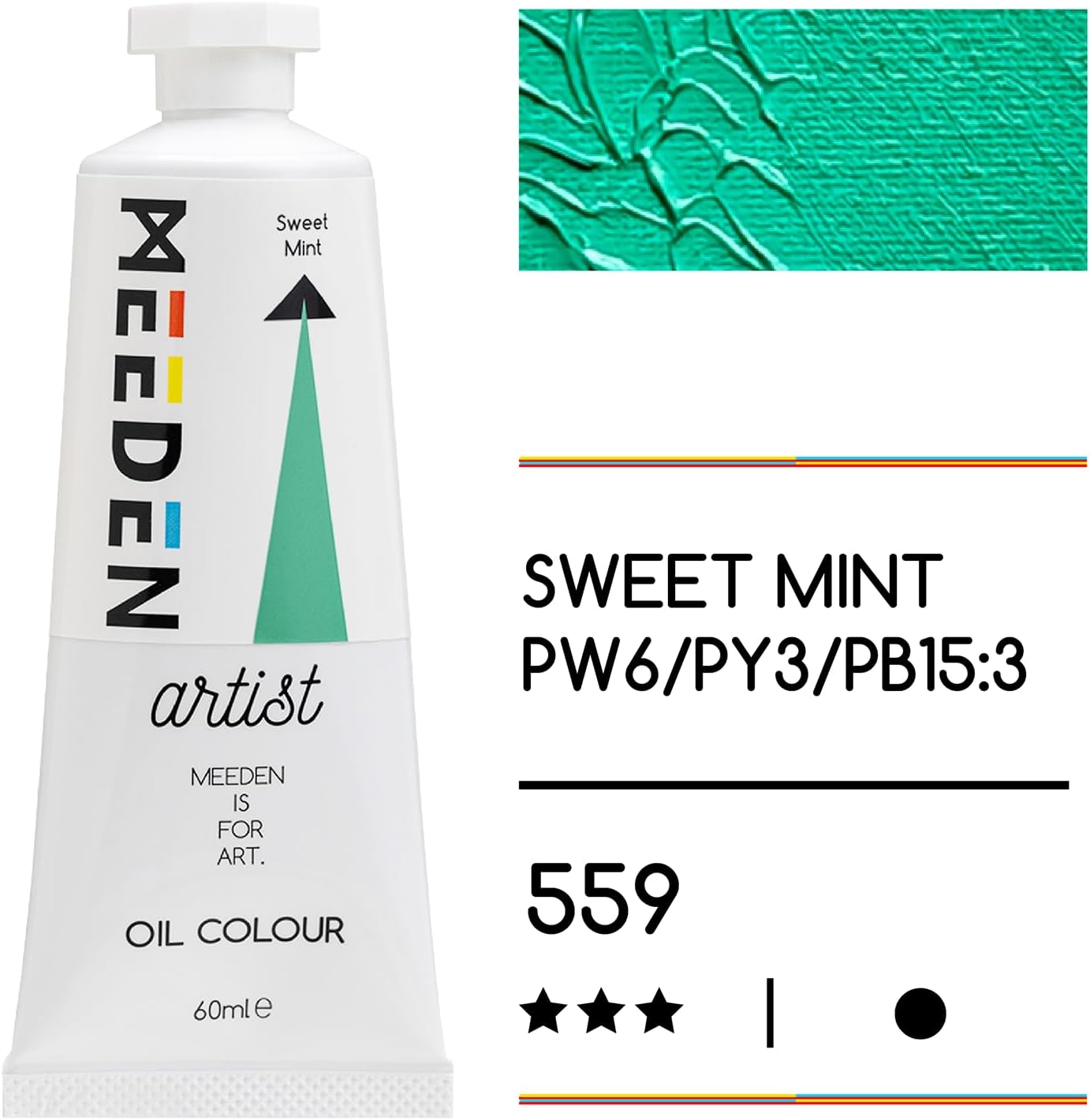 MEEDEN Art sweet mint olieverf 60 ml 2