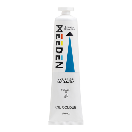 MEEDEN Art turquoise ocean blue olieverf 170 ml | Schilderverf Club
