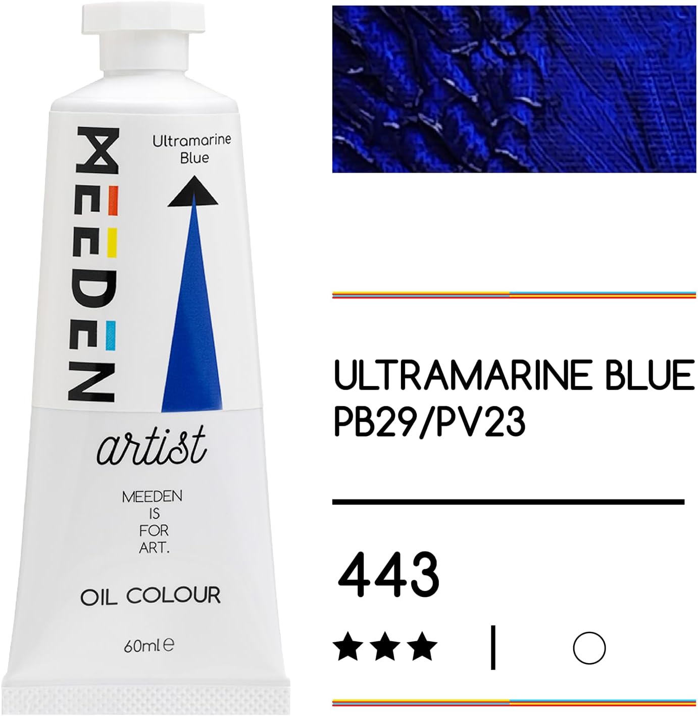 MEEDEN Art ultramarine blue olieverf 60 ml 2