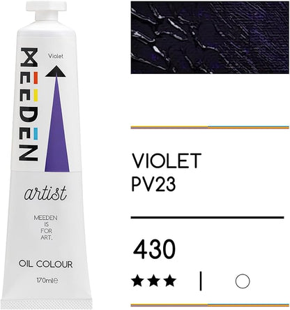 MEEDEN Art violet olieverf 170 ml 2 | Schilderverf Club